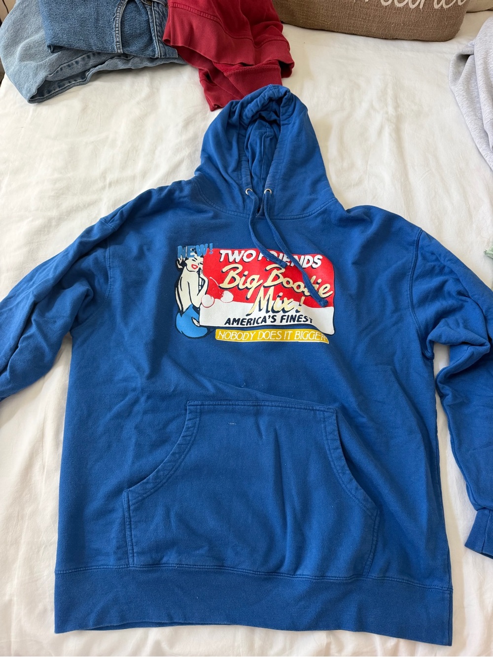 Big Bootie Mix Graphic Hoodie - Blue